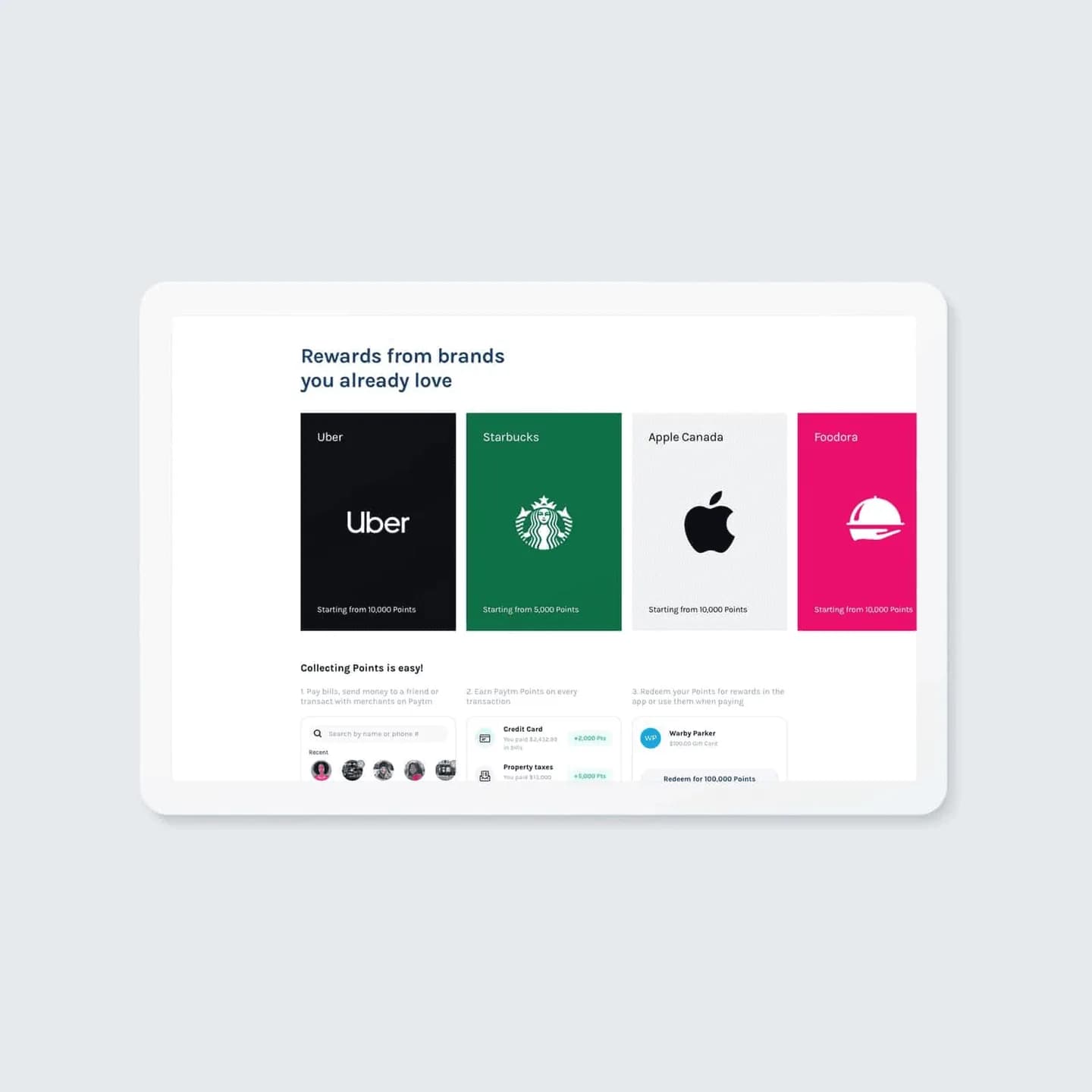 Rewards from brands you already love